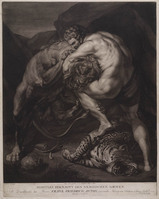 KG 17512
<br/>
Hercules vecht met de leeuwen van Nemea
<br/>
<em>Freidhoff, Johann Joseph (1768-1818)</em>